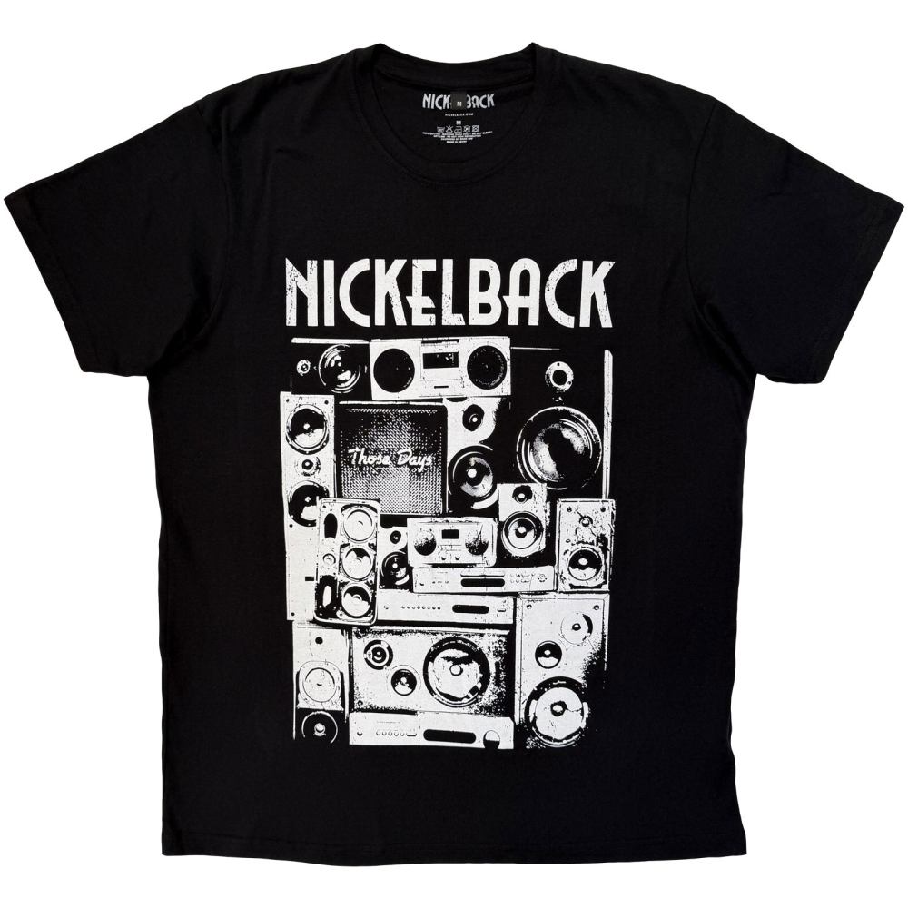 Nickelback - Wall Speakers Heren Tshirt - Zwart